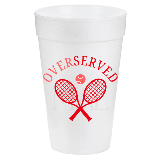 Red Over-Served 20oz Cups
