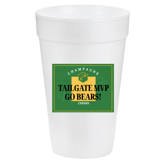 Bears Tailgate MVP 20oz Cups