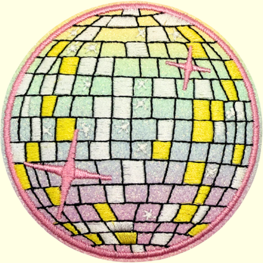 Pink & Yellow Disco Ball