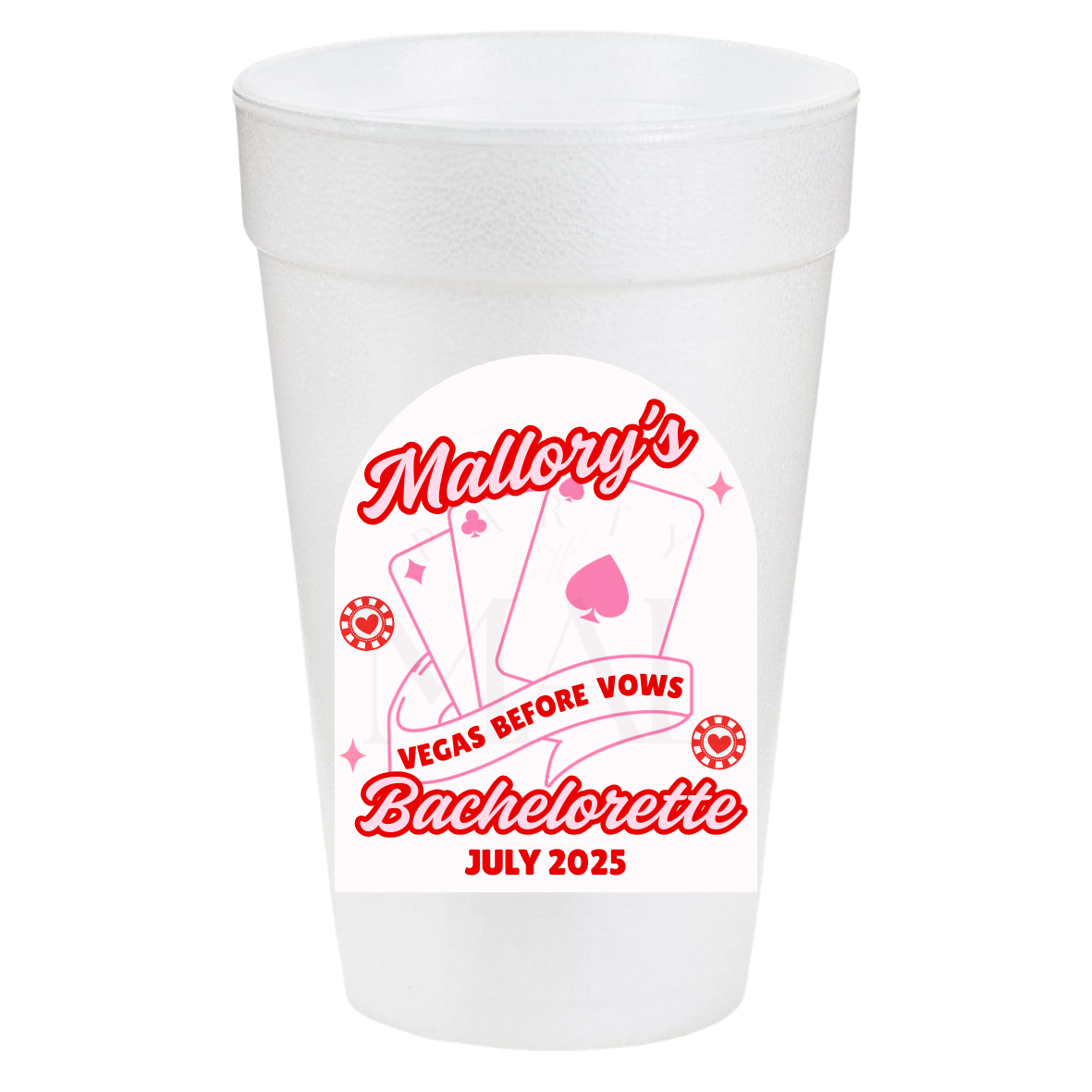Vegas Before Vows 20oz Cups