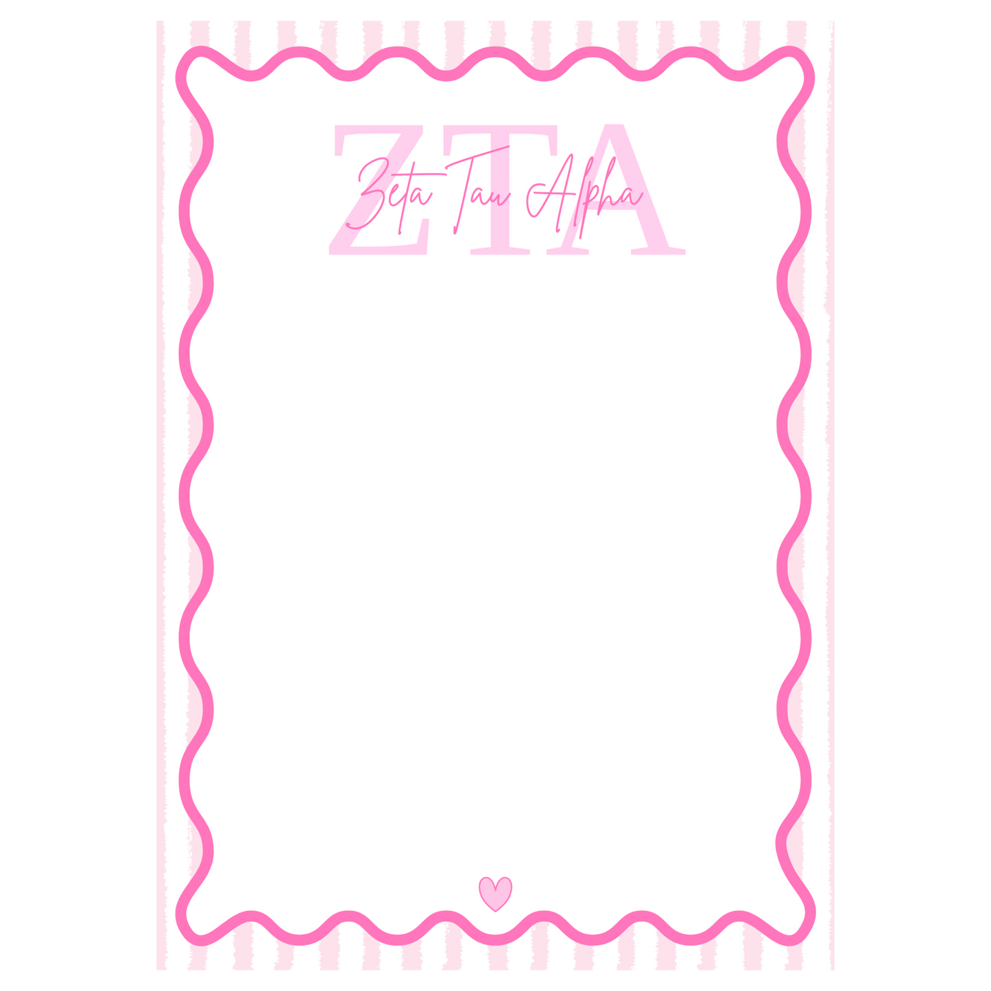 Zeta Tau Alpha Notepad