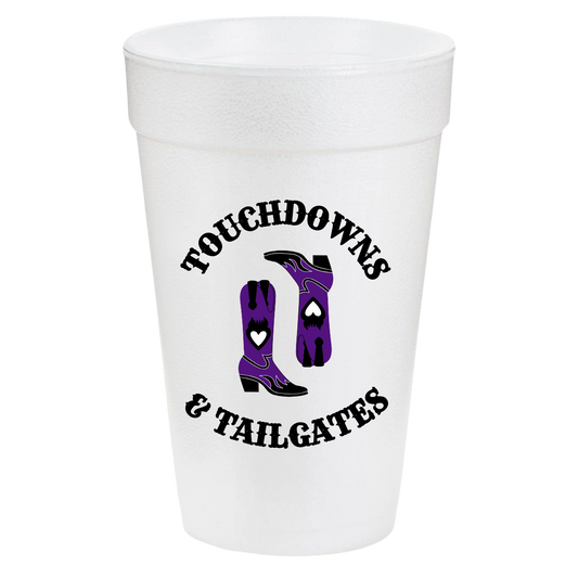 Touchdowns and Tailgates 20oz Cups