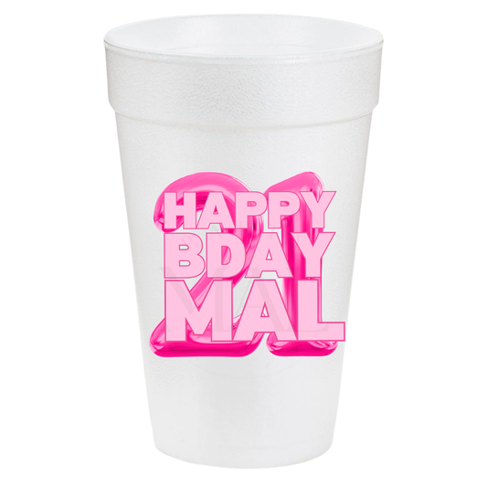 21 Balloons 20oz Cups