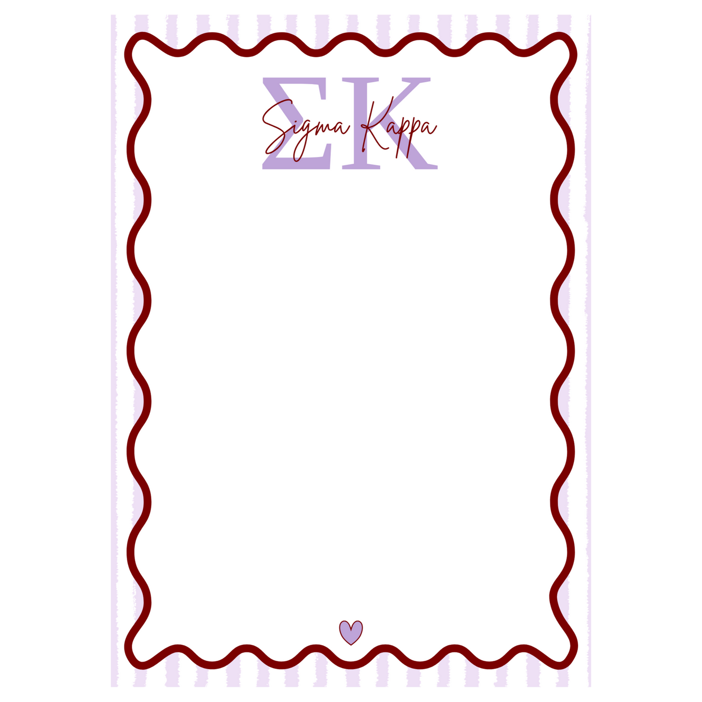 Sigma Kappa Notepad
