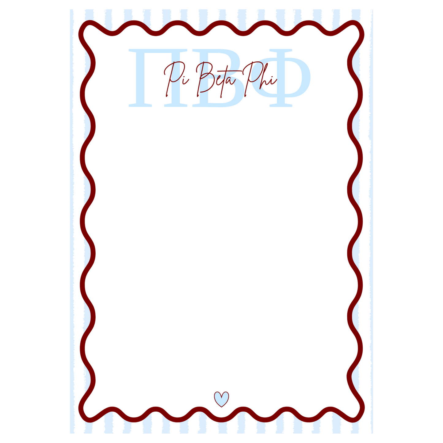 Pi Beta Phi Notepad