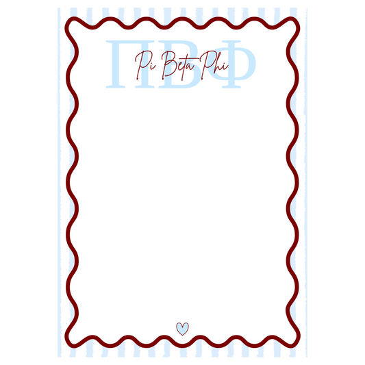 Pi Beta Phi Notepad