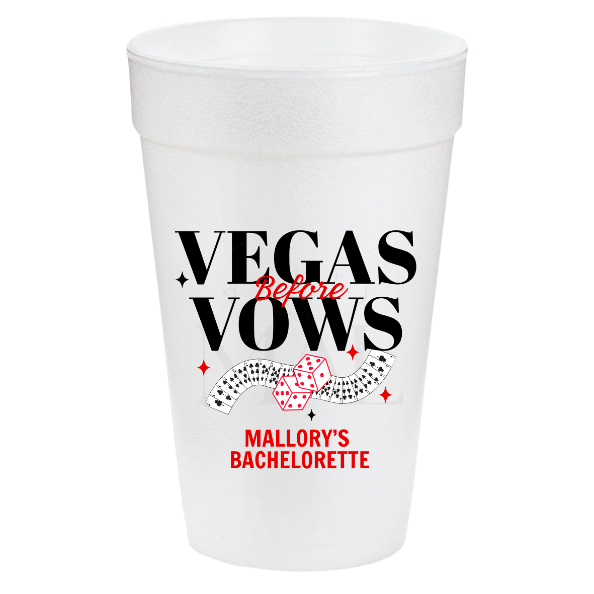 Vegas Before Vows 20oz Cups