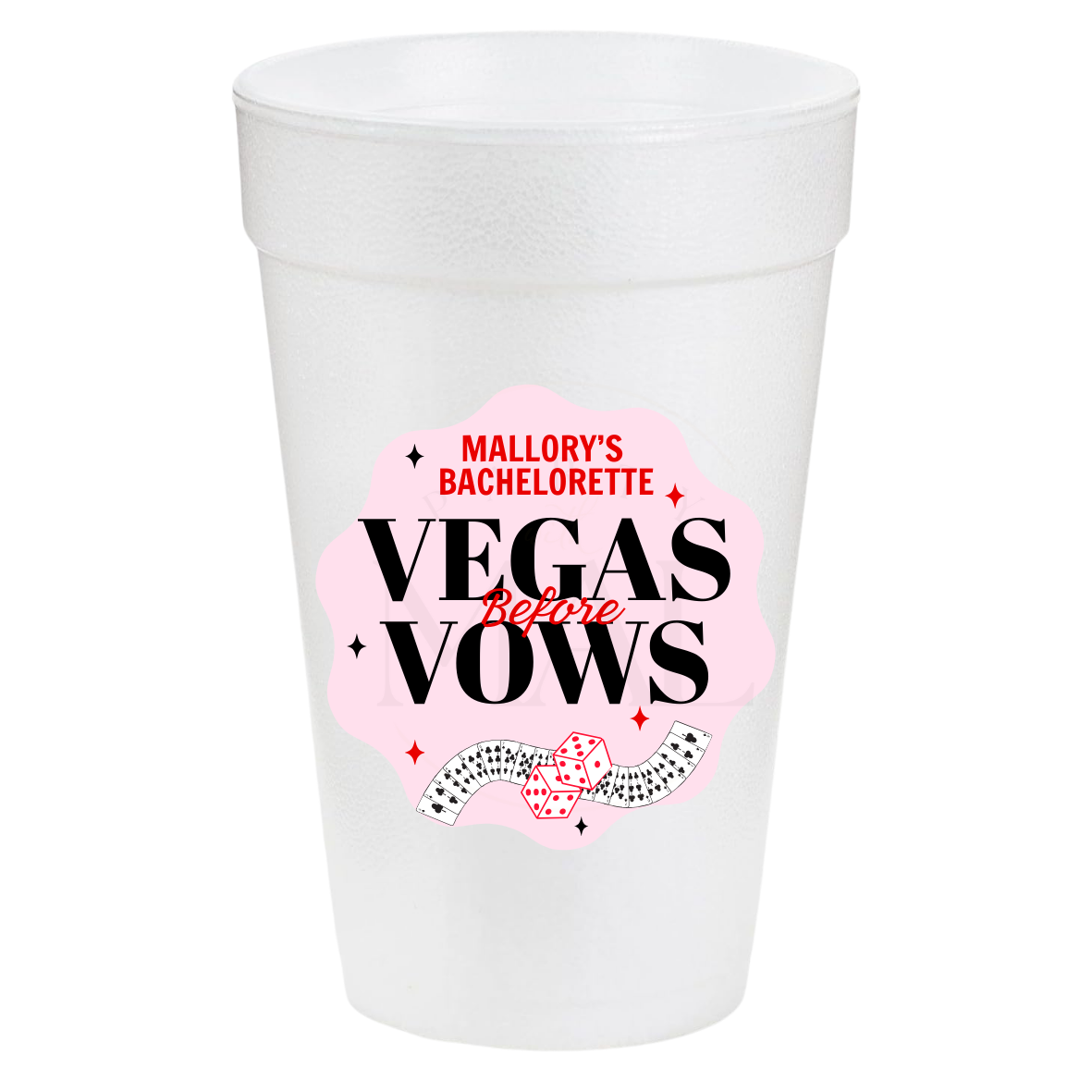 Vegas Before Vows 20oz Cups