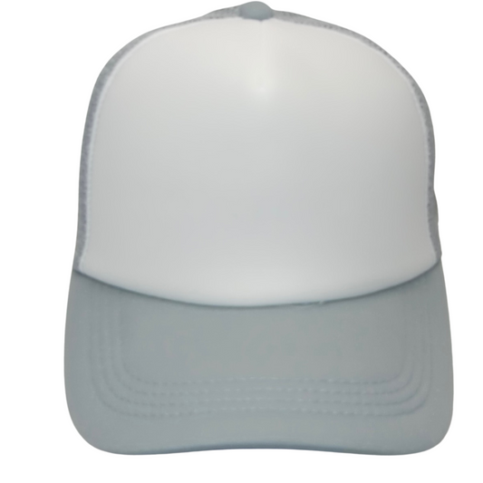 Gray & White Hat