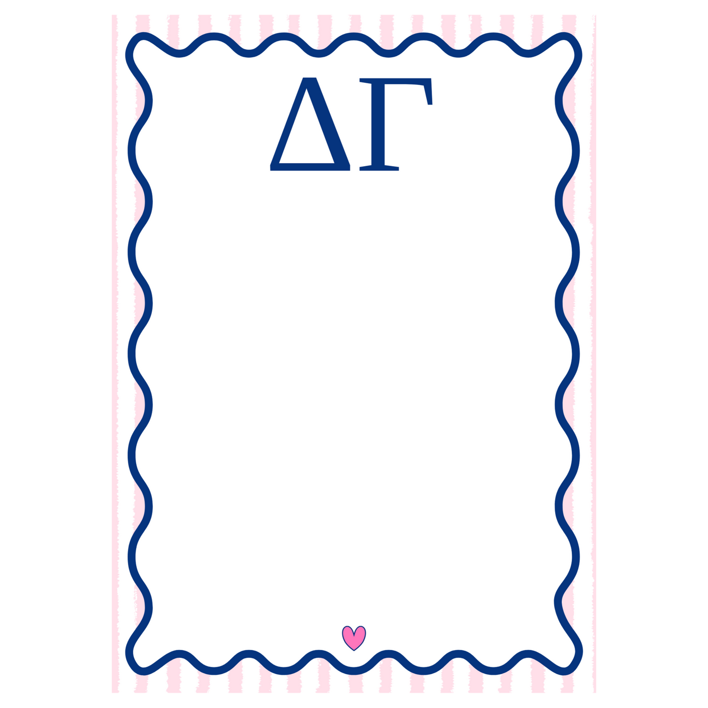 Delta Gamma Notepad