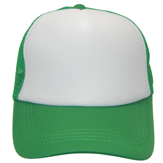 Green & White Hat
