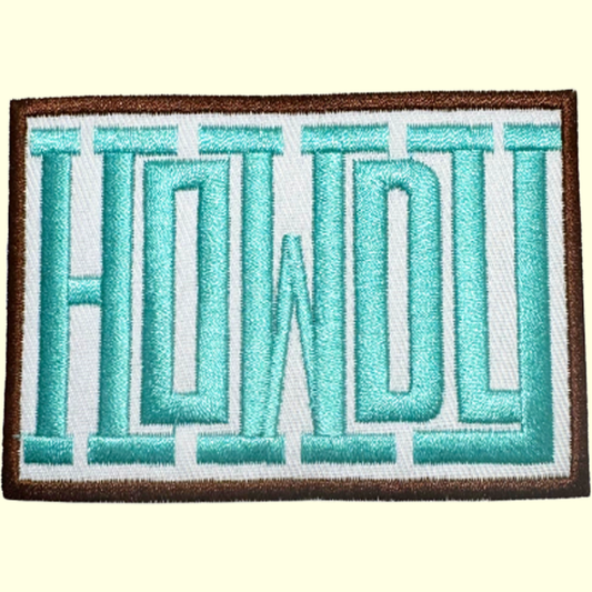 Blue Howdy Square
