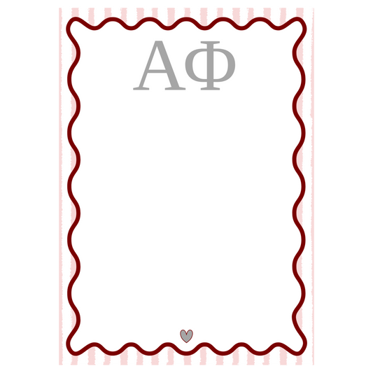 Alpha Phi Notepad