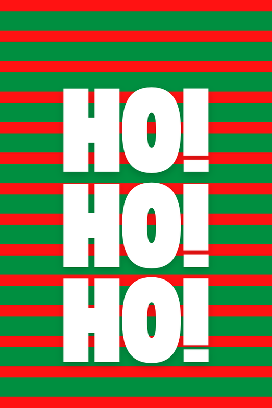Ho Ho Ho Stripes Tag
