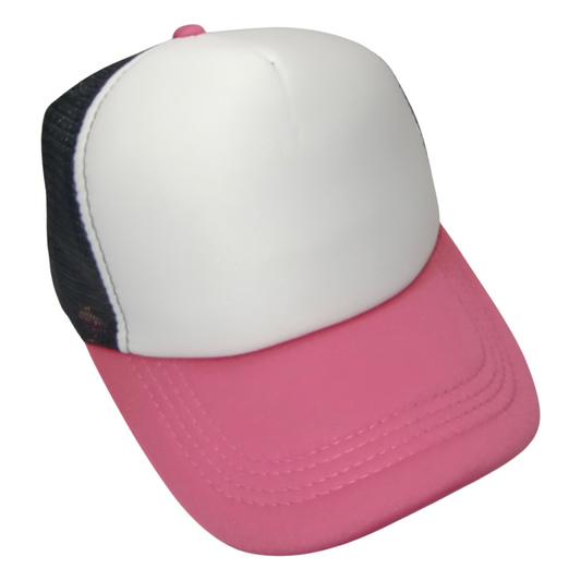 Pink, Black & White Hat