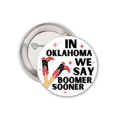 In State We Say 3" Button