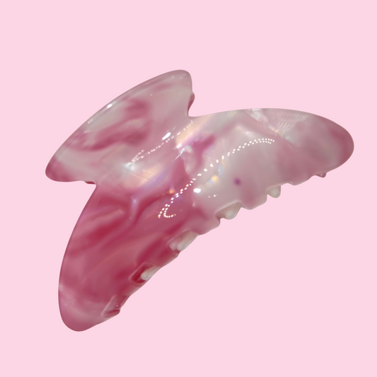Large Pink Claw Clip