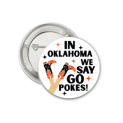 In State We Say 3" Button