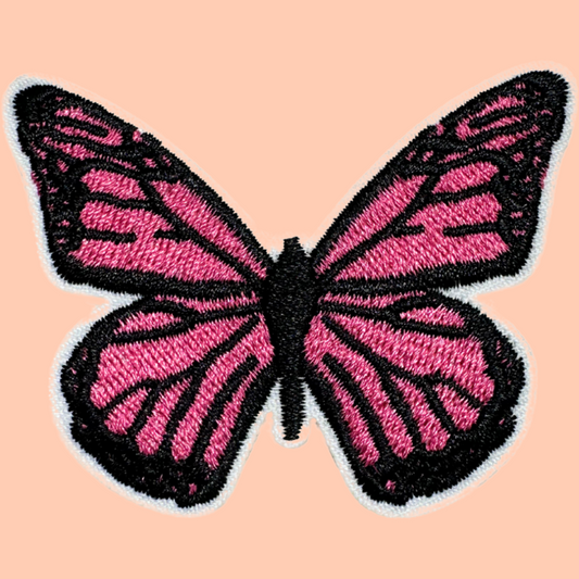 Solid Hot Pink Butterfly