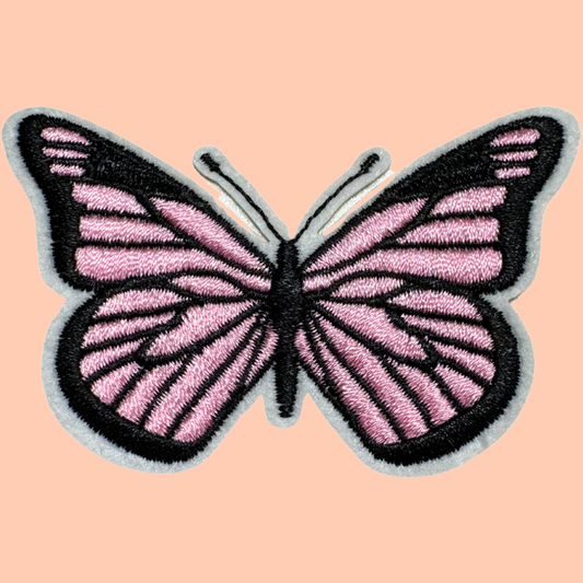 Solid Light Pink Butterfly