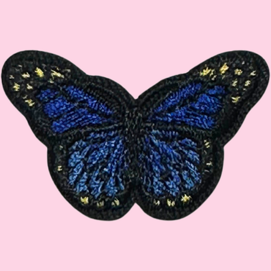 Dark Blue Small Butterfly