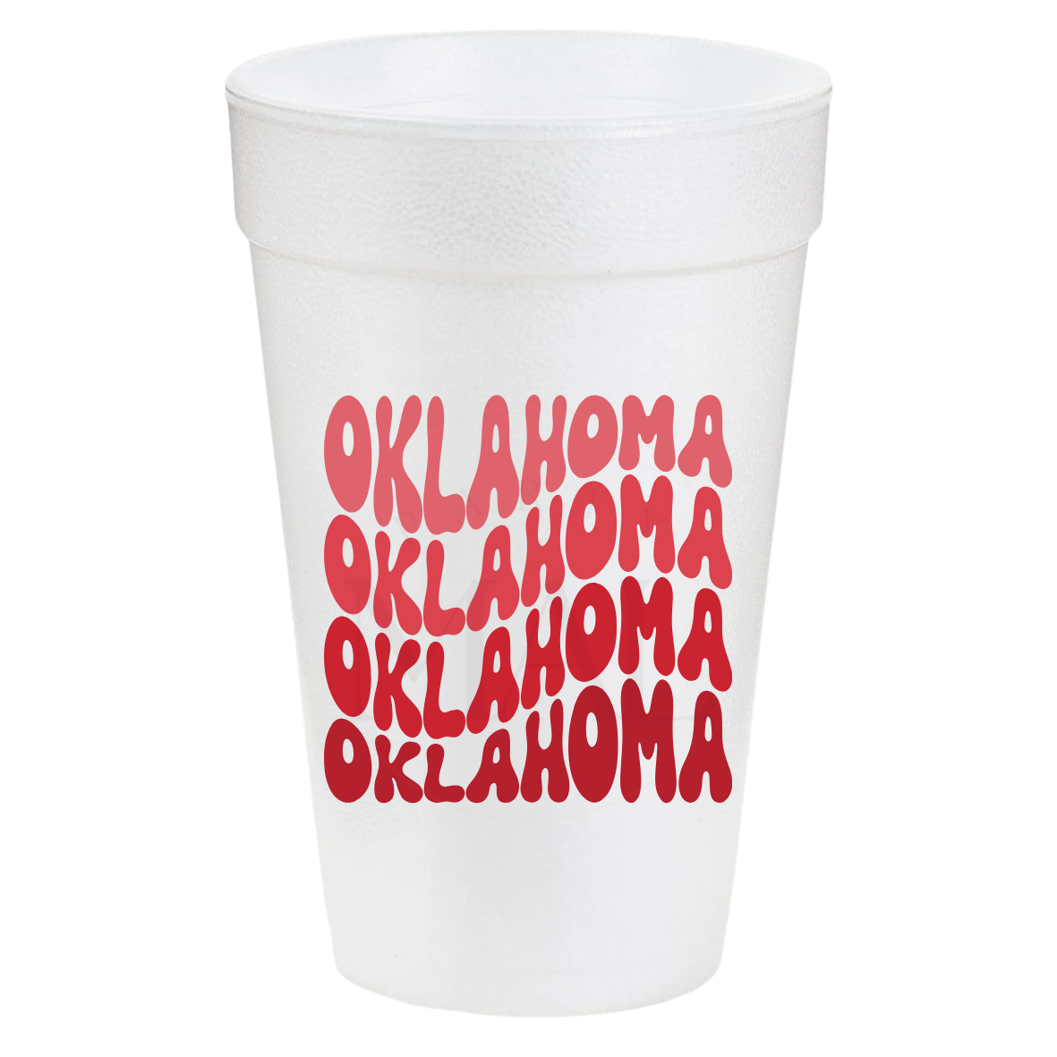 Wavy Oklahoma 20oz Cups