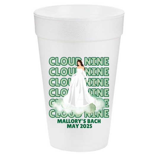 On Cloud Nine Stacked Green 20oz Cups