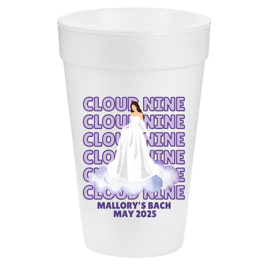 On Cloud Nine Stacked Purple 20oz Cups