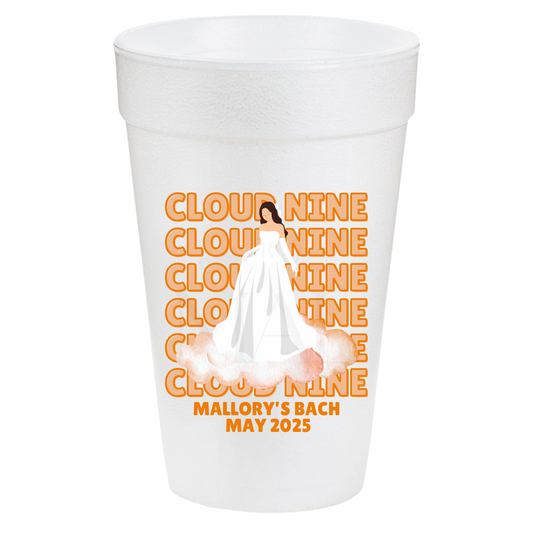 On Cloud Nine Stacked Orange 20oz Cups