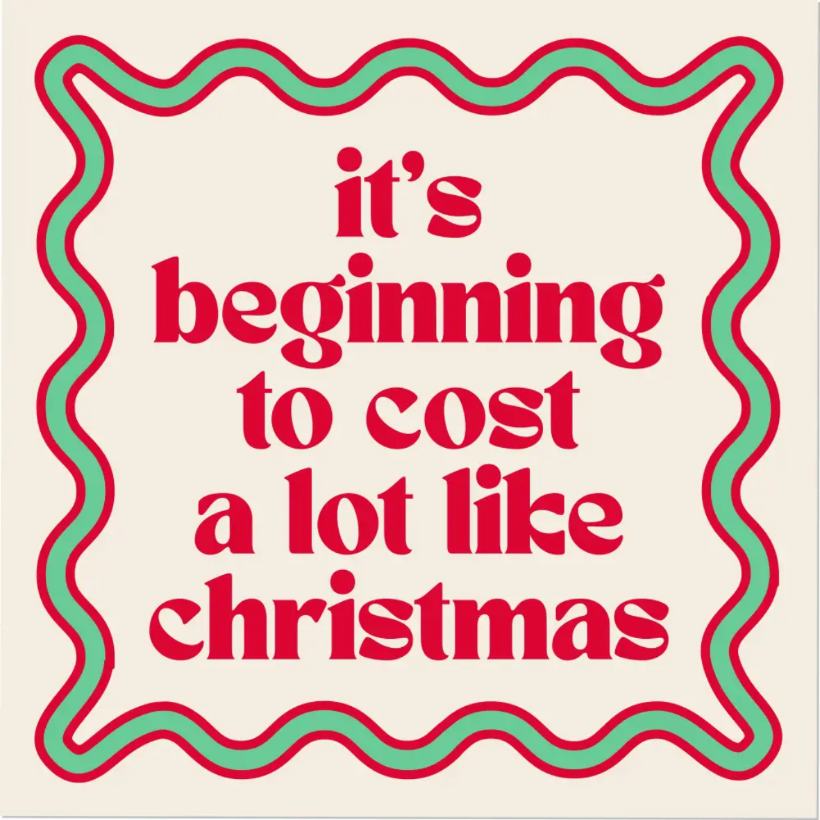 Cost like Christmas Cocktail Napkins