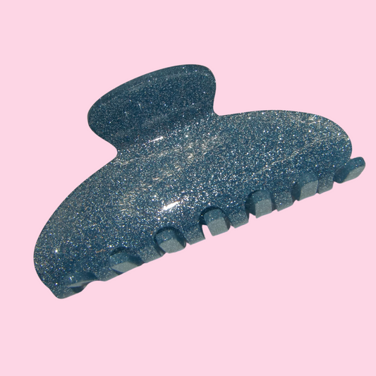 Blue Sparkle Claw Clip