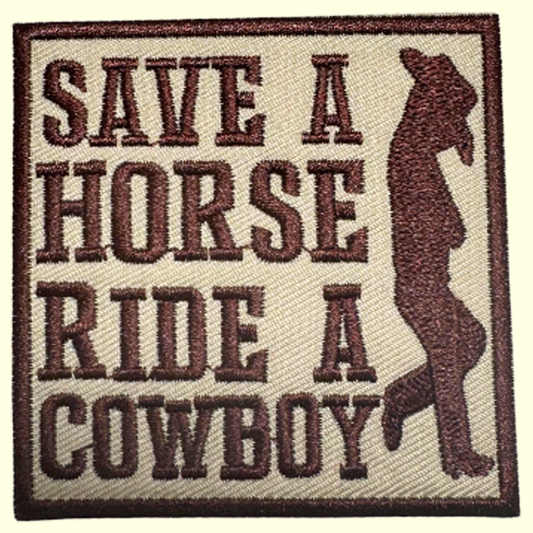 Save a Horse Ride a Cowboy Square