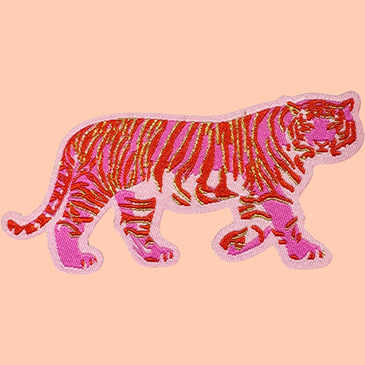 Pink and Gold Leopard