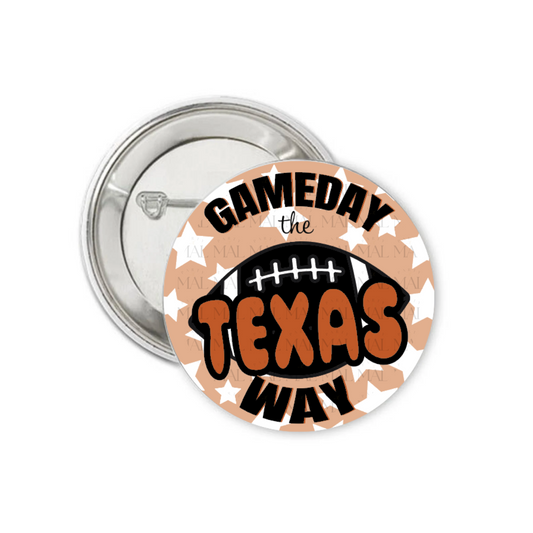 Gameday the Football Way 3" Button