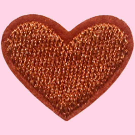 Burnt Orange Mini Heart