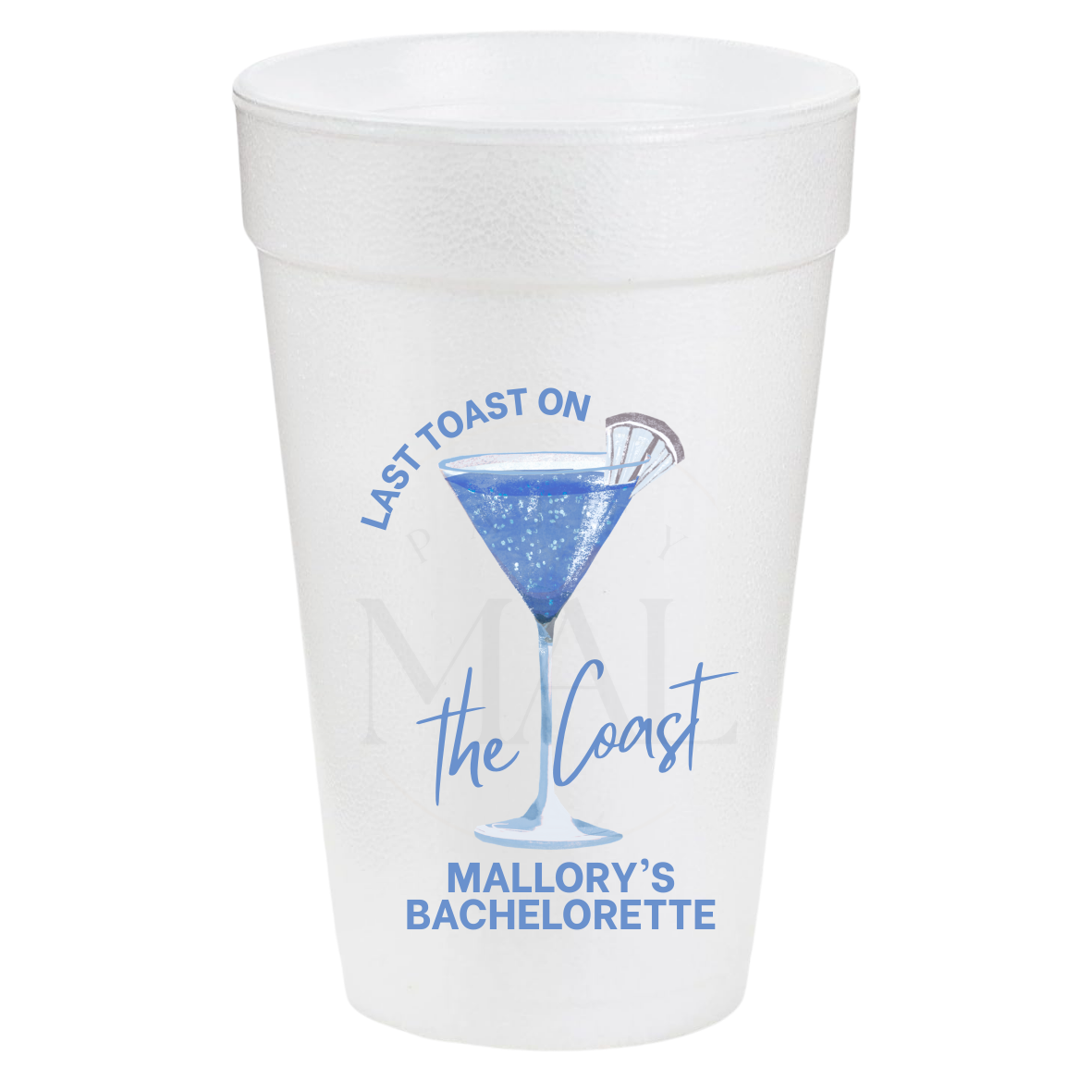 Last Toast on the Coast Drink 20oz Cups