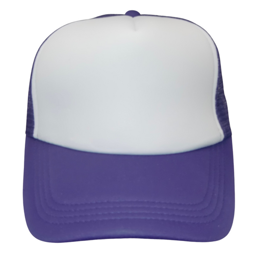 Purple & White Hat
