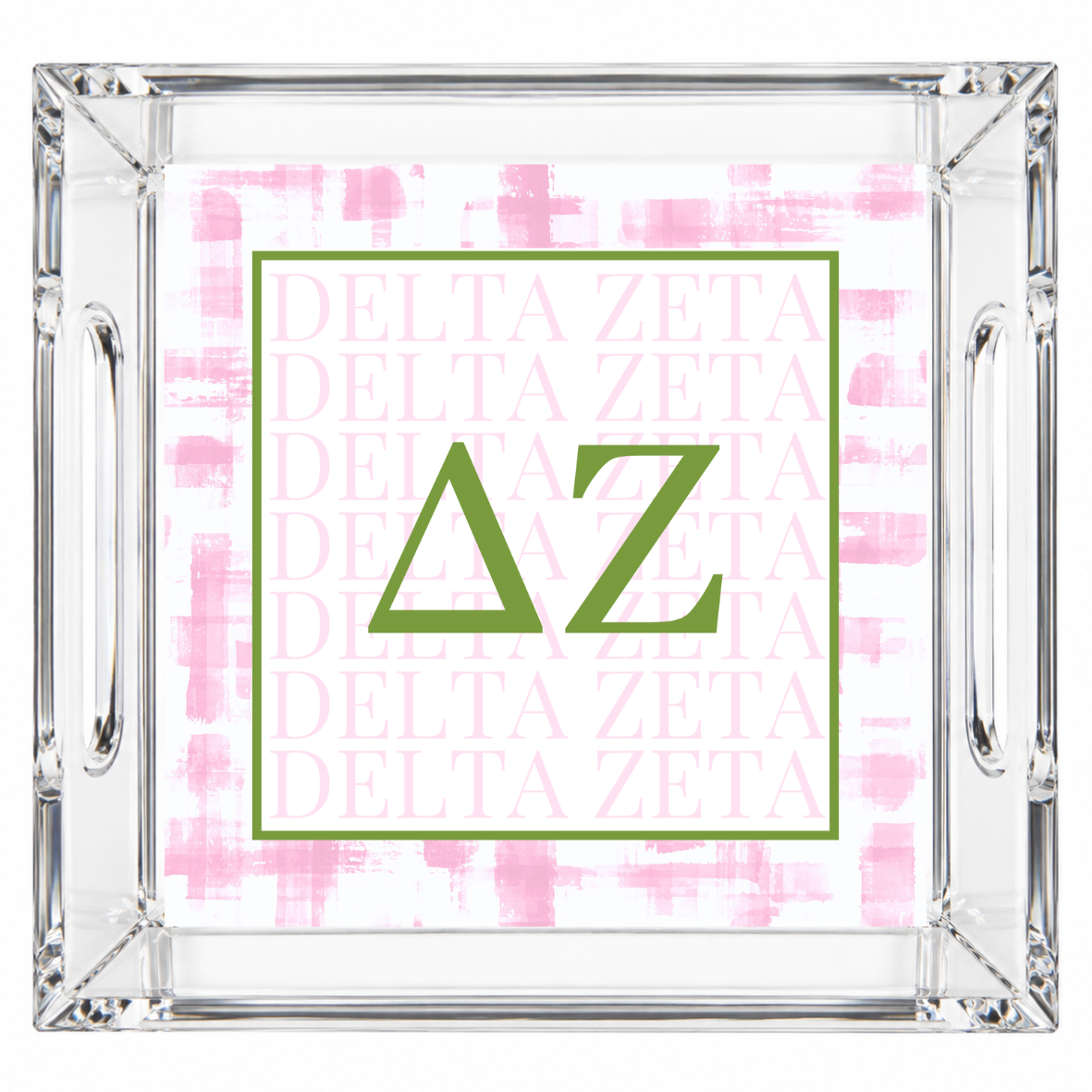 Delta Zeta Acrylic Tray