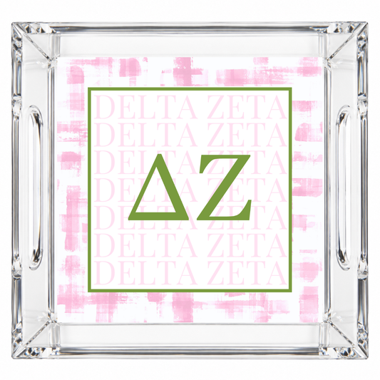 Delta Zeta Acrylic Tray