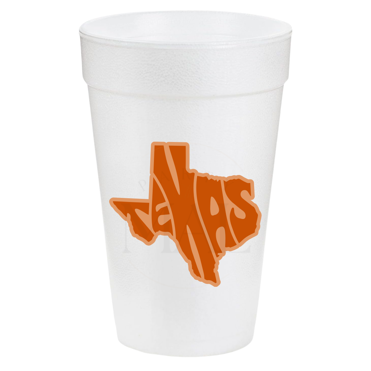 Orange Texas 20oz Cups
