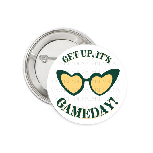 Get Up, It's Gameday 3" Button