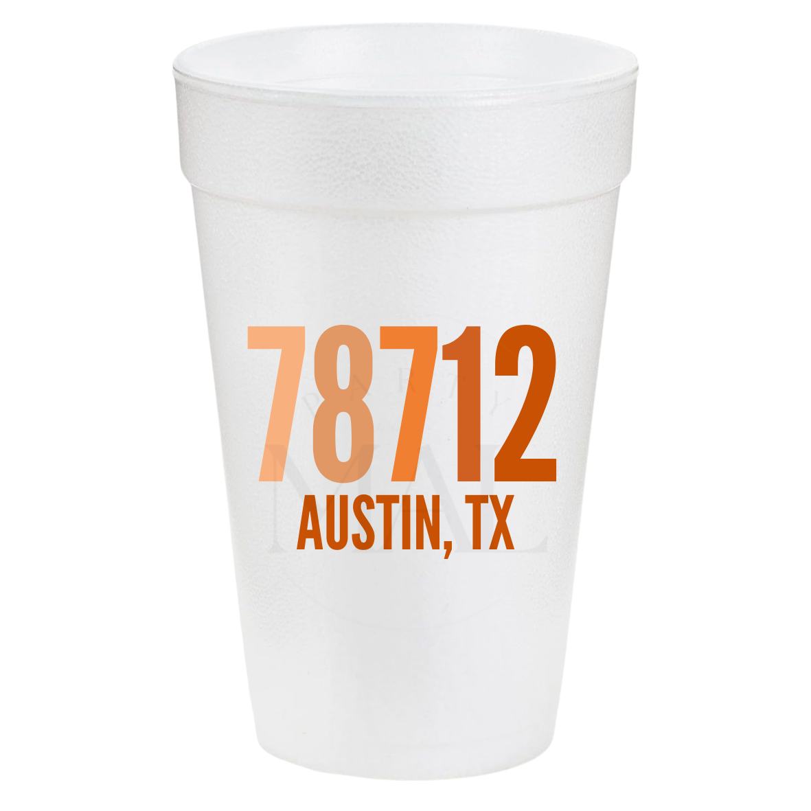 Austin Zip Code 20oz Cups