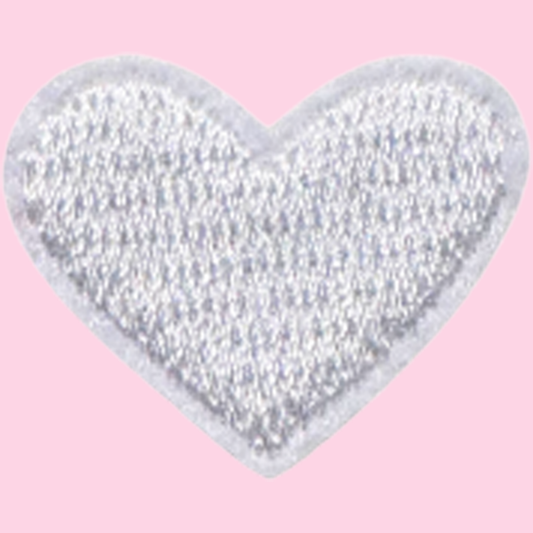 White Mini Heart