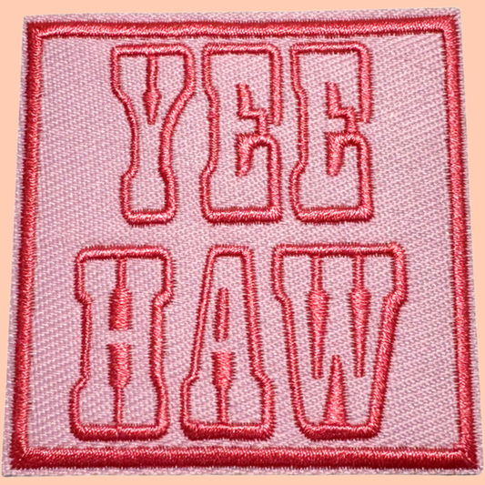 Yeehaw Pink Square