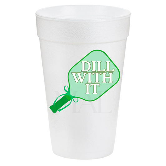 Dill With It Green 20oz Cups