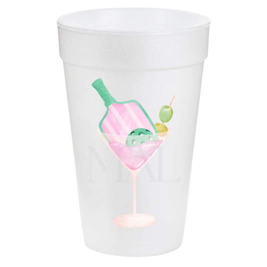 Pickle Ball Martini 20oz Cups