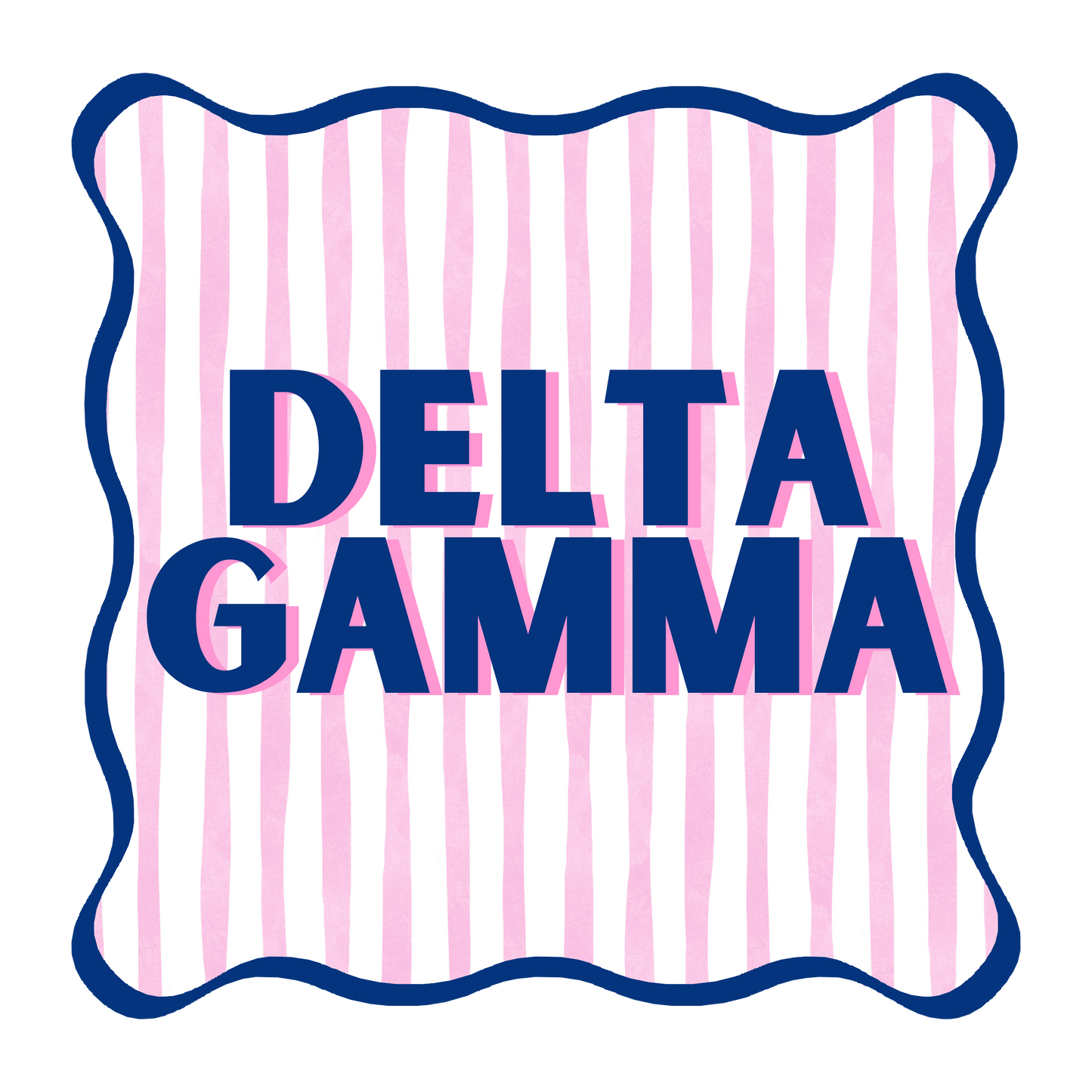 Delta Gamma Acrylic Coaster Set