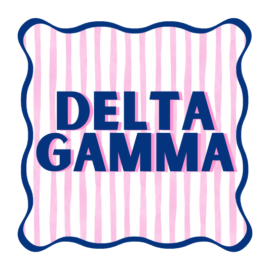 Delta Gamma Acrylic Coaster Set