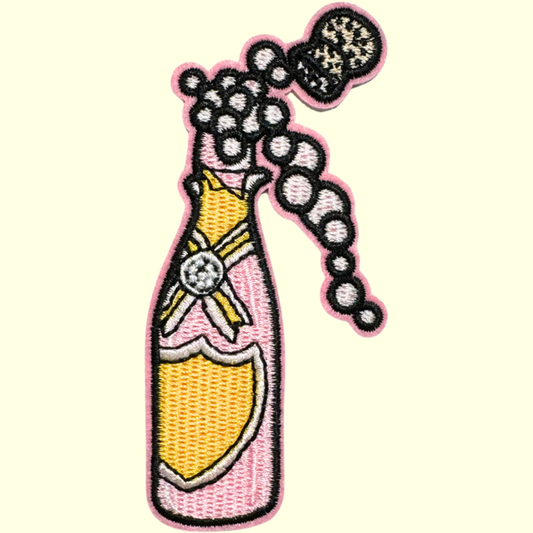 Pink Champagne Bottle