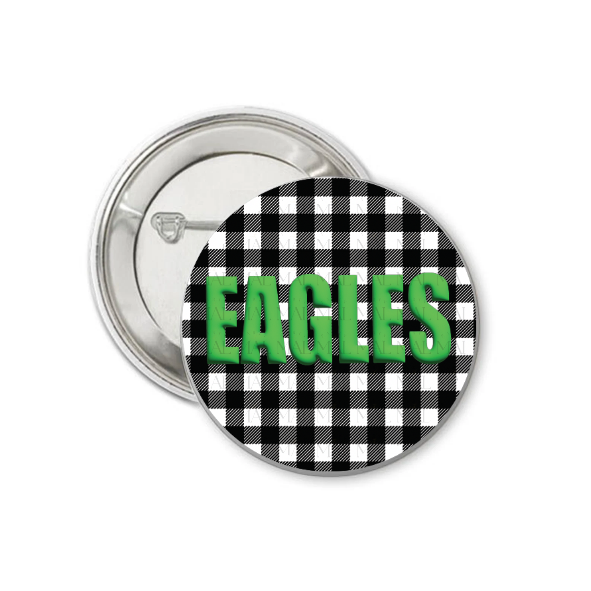 Gingham Glow 3" Button
